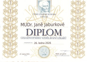 diplom celoživotního vzdělávání lékařů